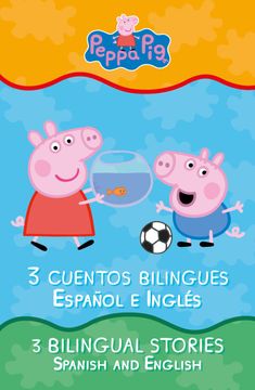 portada Peppa Pig. Libro de Cuentos Bilingues