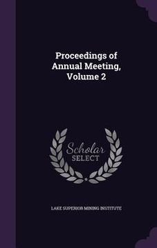 portada Proceedings of Annual Meeting, Volume 2