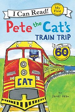 portada Pete the Cat's Train Trip (My First I Can Read) (en Inglés)