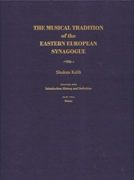 portada the musical tradition of the eastern european synagogue (en Inglés)