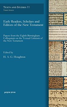 portada Early Readers, Scholars and Editors of the New Testament