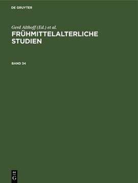 portada Frühmittelalterliche Studien. Band 34 (en Alemán)
