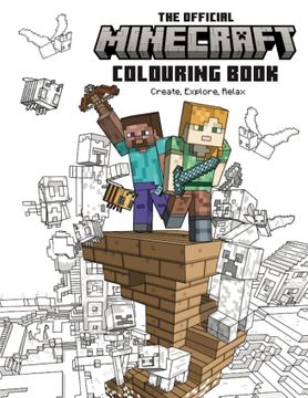 portada The Official Minecraft Colouring Book (in English)