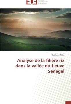 portada Analyse de La Filiere Riz Dans La Vallee Du Fleuve Senegal
