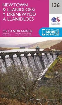 portada Newtown & Llanidloes (os Landranger Active Map) (en Inglés)