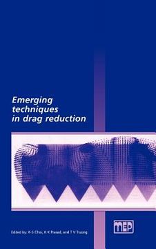 portada emerging techniques in drag reduction (en Inglés)