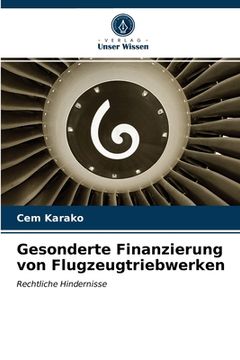 portada Gesonderte Finanzierung von Flugzeugtriebwerken (in German)
