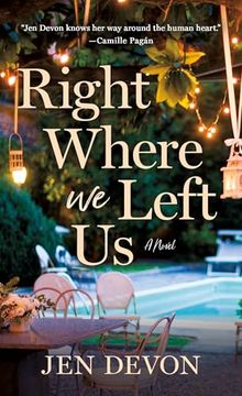 portada Right Where we Left us: A Novel (en Inglés)
