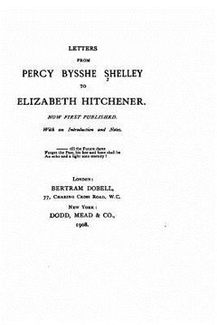 portada Letters from Percy Bysshe Shelley to Elizabeth Hitchener (in English)