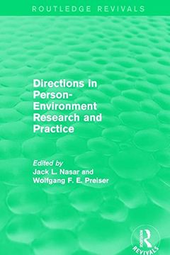 portada Directions in Person-Environment Research and Practice (Routledge Revivals) (in English)