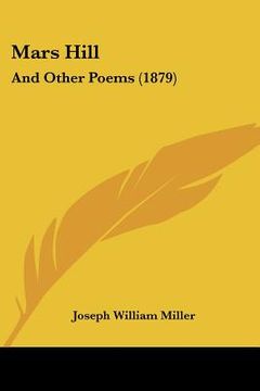 portada mars hill: and other poems (1879) (en Inglés)