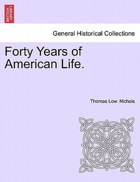 portada forty years of american life. (en Inglés)