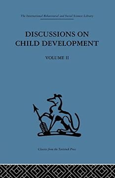 portada Discussions on Child Development: Volume two (en Inglés)