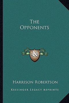 portada the opponents (in English)