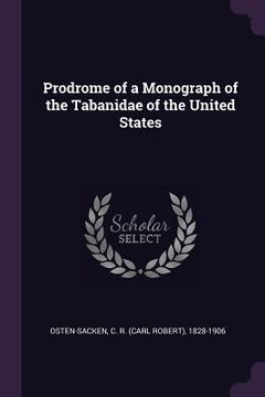 portada Prodrome of a Monograph of the Tabanidae of the United States (en Inglés)