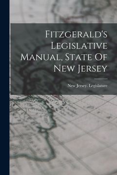 portada Fitzgerald's Legislative Manual, State Of New Jersey (en Inglés)