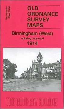 portada Birmingham (West) 1914: Warwickshire Sheet 13.08 (Old O.S. Maps of Warwickshire)