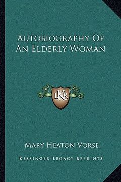 portada autobiography of an elderly woman (in English)