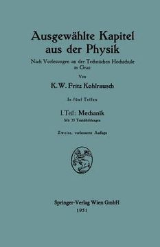 portada Ausgewählte Kapitel Aus Der Physik: Nach Vorlesungen an Der Technischen Hochschule in Graz (in German)