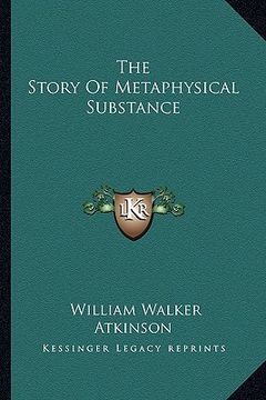 portada the story of metaphysical substance