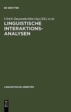 portada Linguistische Interaktionsanalysen (en Alemán)