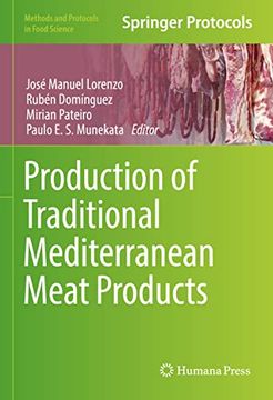portada Production of Traditional Mediterranean Meat Products (Methods and Protocols in Food Science) (in English)