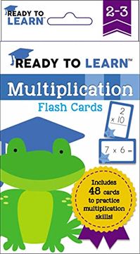 portada Ready to Learn: Grades 2-3 Multiplication Flash Cards (in English)