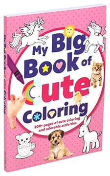 portada My big Book of Cute Coloring (Jumbo Coloring Book) (en Inglés)