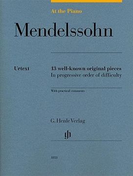 portada At the Piano - Mendelssohn (en Inglés)