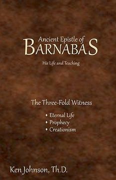 portada ancient epistle of barnabas (en Inglés)