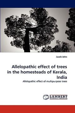 portada allelopathic effect of trees in the homesteads of kerala, india (en Inglés)