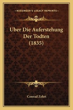 portada Uber Die Auferstehung Der Todten (1835) (en Alemán)