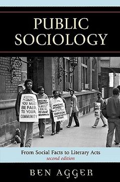 portada public sociology: from social facts to literary acts (en Inglés)