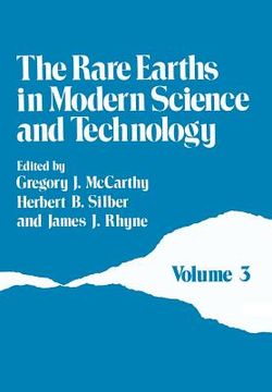 portada The Rare Earths in Modern Science and Technology: Volume 3 (in English)