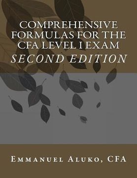 portada Comprehensive formulas for the CFA Level I Exam (en Inglés)
