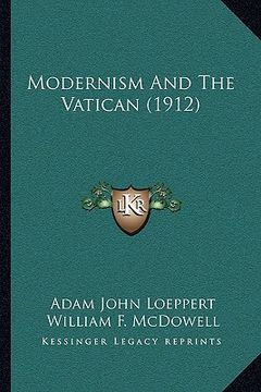 portada modernism and the vatican (1912)