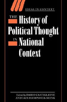 portada the history of political thought in national context (in English)
