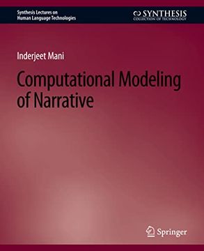 portada Computational Modeling of Narrative (en Inglés)