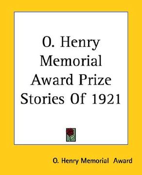 portada o. henry memorial award prize stories of 1921 (in English)