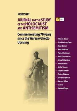 portada Moreshet Volume 10 Fall 2013: Commemorating 70 years since the Warsaw Ghetto Uprising