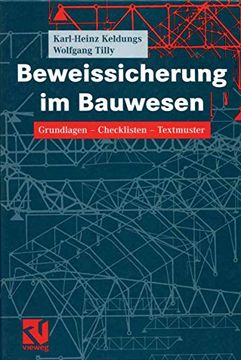 portada Beweissicherung Im Bauwesen: Grundlagen -- Checklisten -- Textmuster (en Alemán)