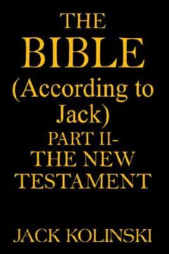 portada the bible(according to jack) (en Inglés)