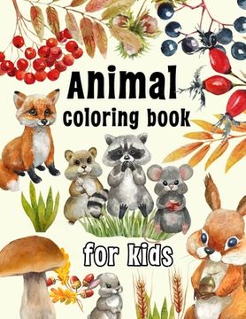 portada Animal Coloring Book for Kids: Coloring Pages for Relaxation and Stress Relief