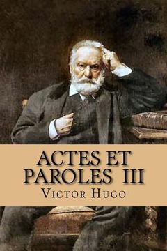 portada Actes et paroles III (en Francés)