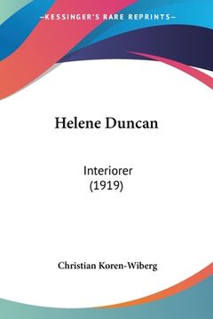 portada Helene Duncan: Interiorer (1919)