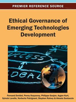 portada ethical governance of emerging technologies development (en Inglés)