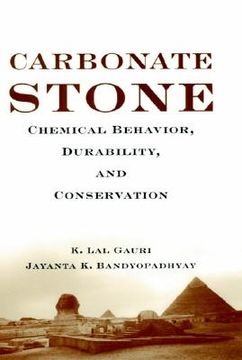 portada carbonate stone: chemical behavior, durability, and conservation