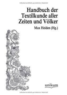 portada Handwörterbuch der Textilkunde aller Zeiten und Völker (German Edition)