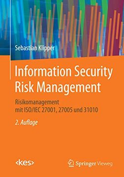 portada Information Security Risk Management: Risikomanagement mit iso (in German)