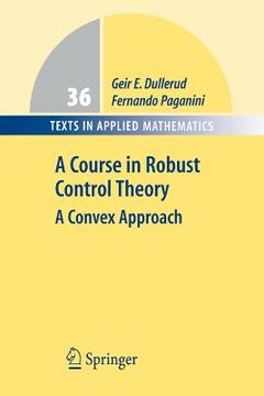 portada a course in robust control theory